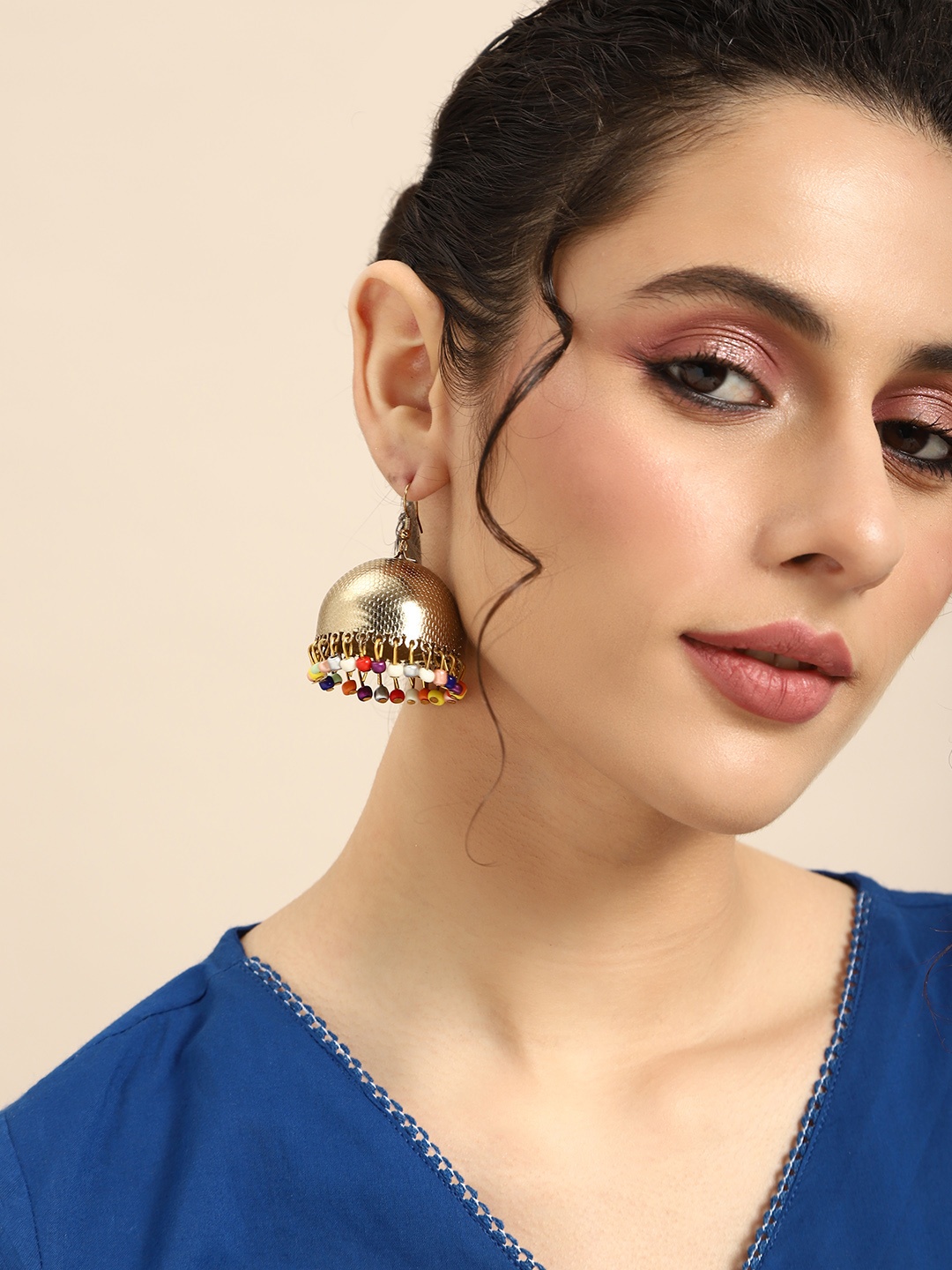 

Anouk Dome Shaped Jhumkas, Multi