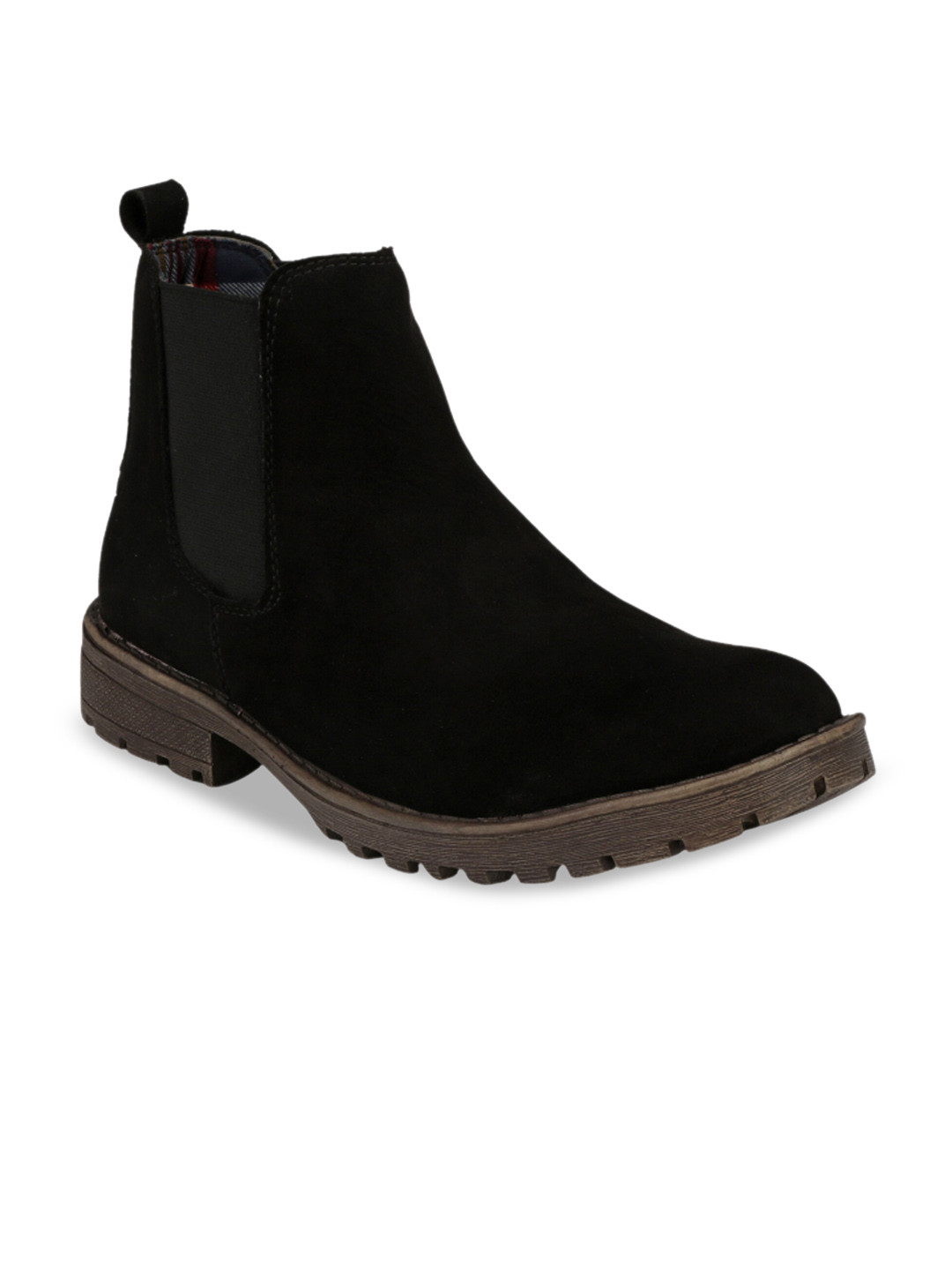 

Eego Italy Men Mid-Top Casual Chelsea Boots, Black