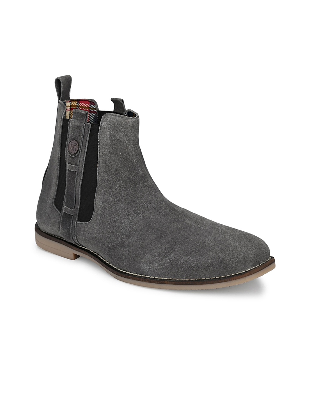 

Eego Italy Men Casual Club Chelsea Boots, Grey