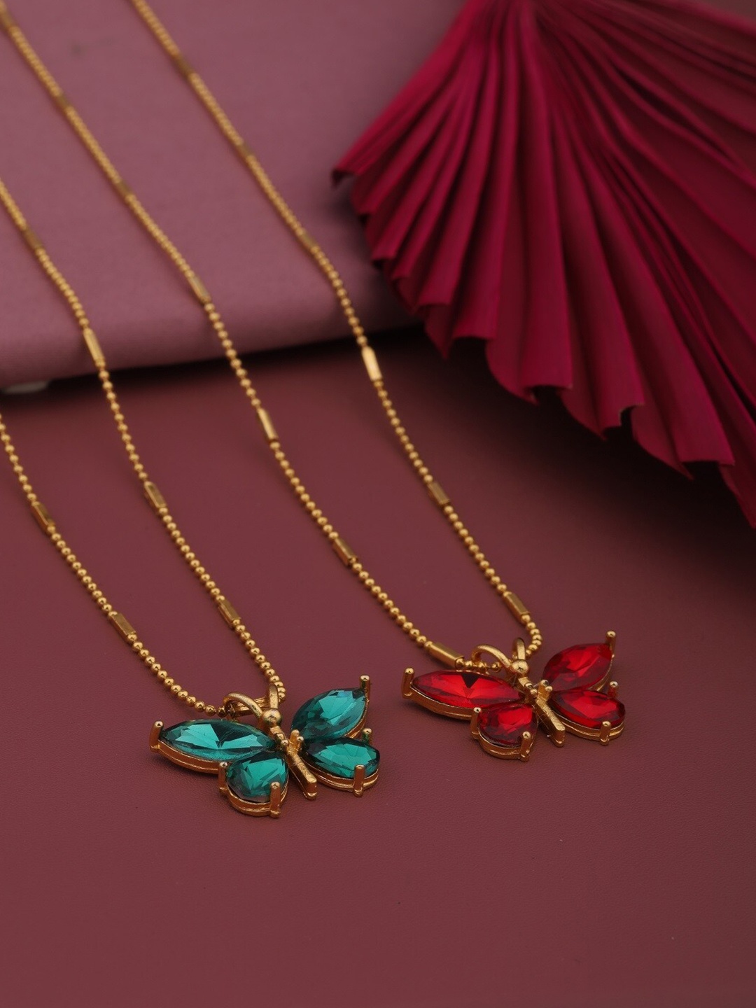 

Vita Bella Pack of 2 Gold-Plated Necklace