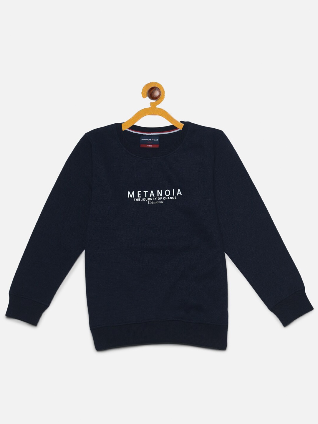 

Crimsoune Club Boys Printed Sweatshirt, Navy blue