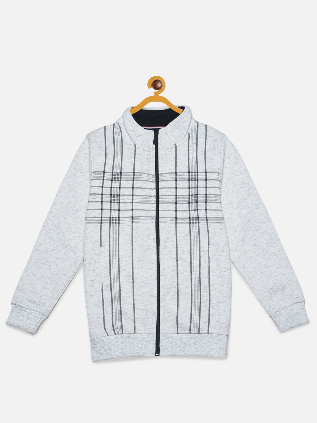 

Crimsoune Club Boys Checked Sweatshirt, White