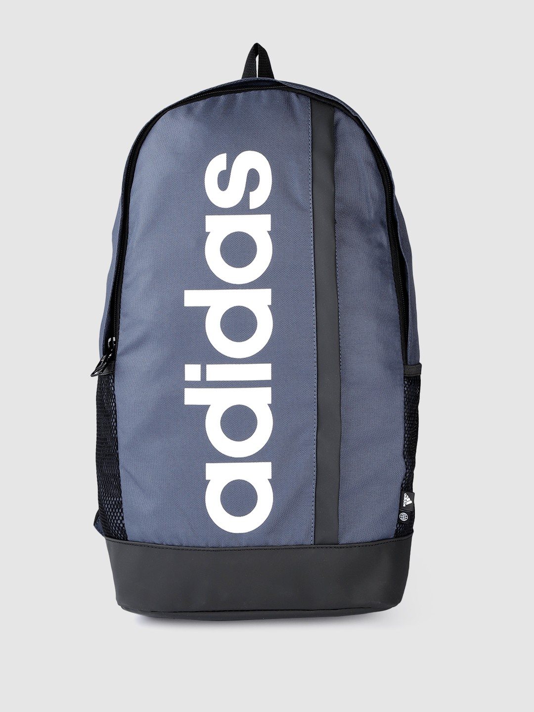 

ADIDAS Unisex Brand Logo Print Linear Backpack - 22 L, Navy blue