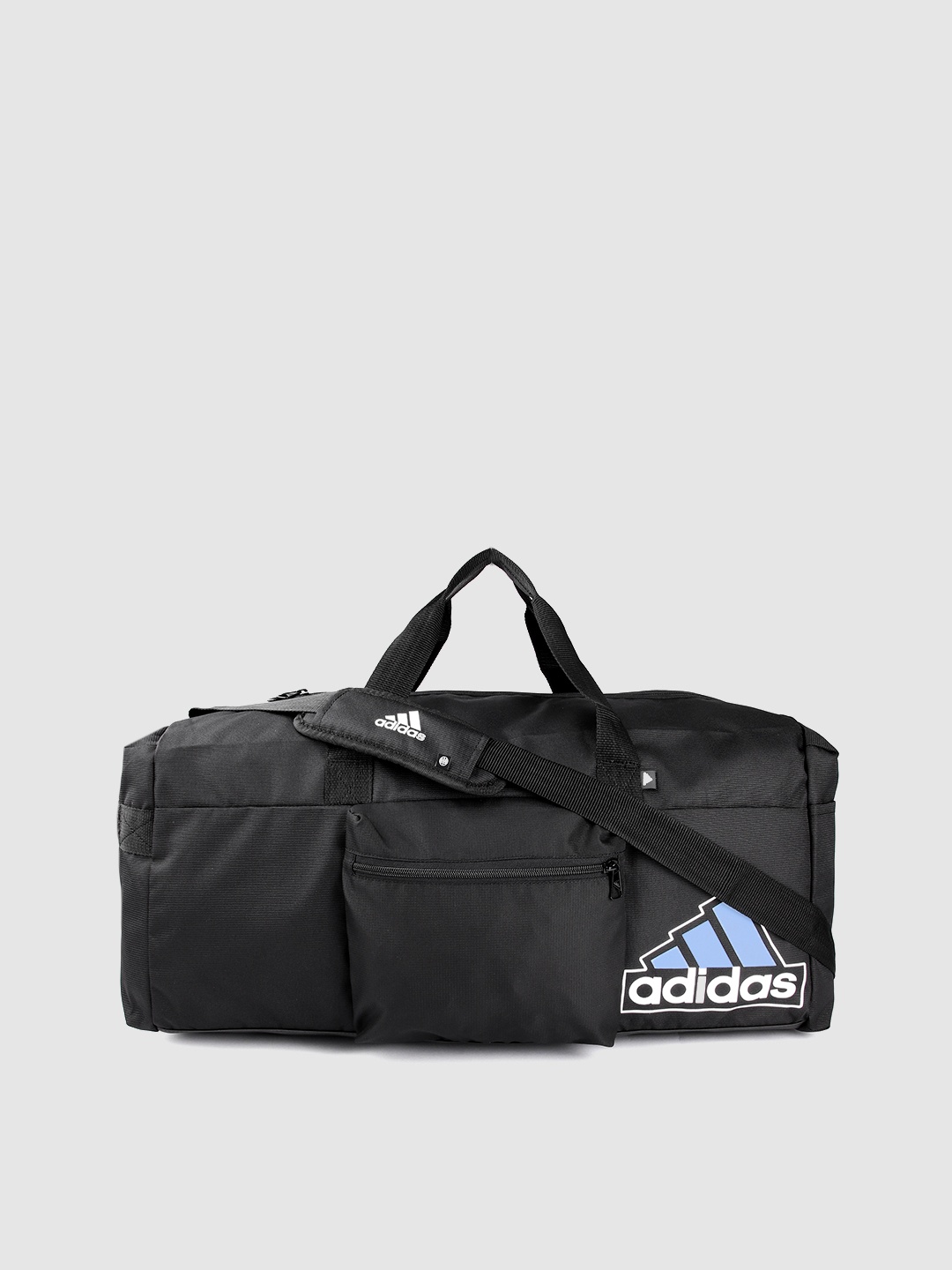 

ADIDAS Unisex Brand Logo Printed Medium-Sized SPW Duffel Bag 48 L, Black