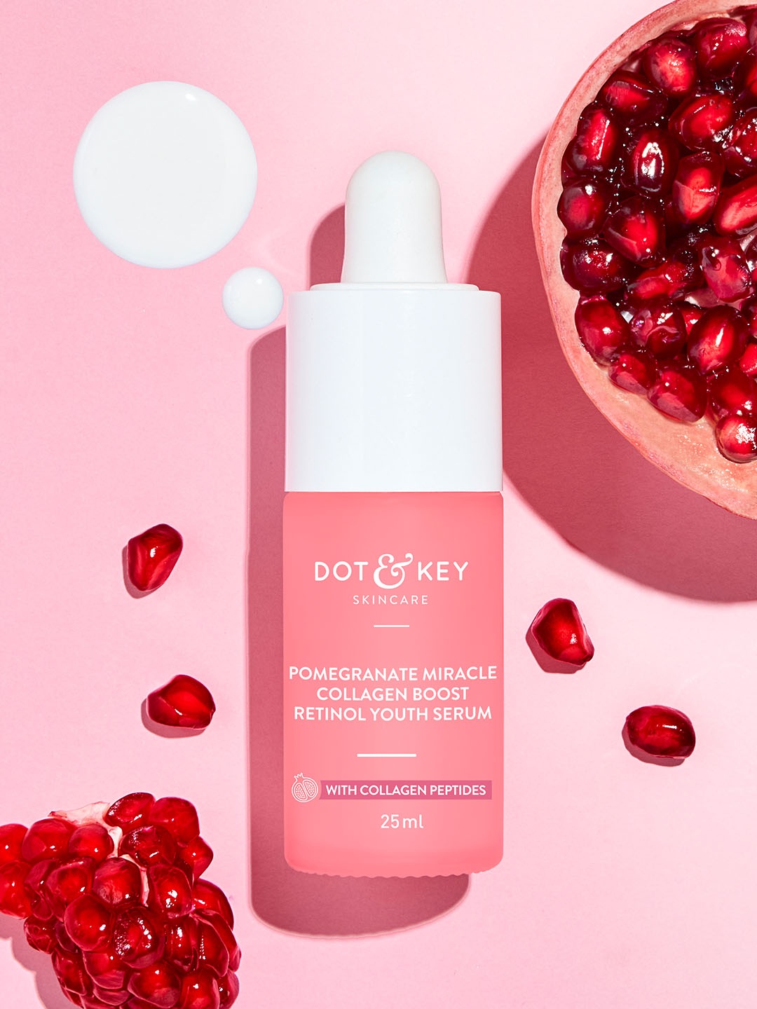 

DOT & KEY 0.9% Retinol & Pomegranate Anti-Ageing Face Serum for Fine Line & Wrinkles-25ml, White