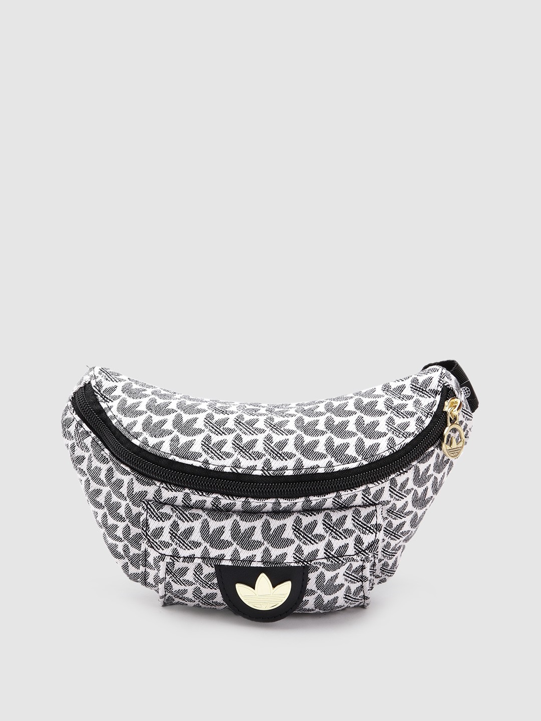 

ADIDAS Originals Women Brand Logo Woven Design Waist Pouch, White