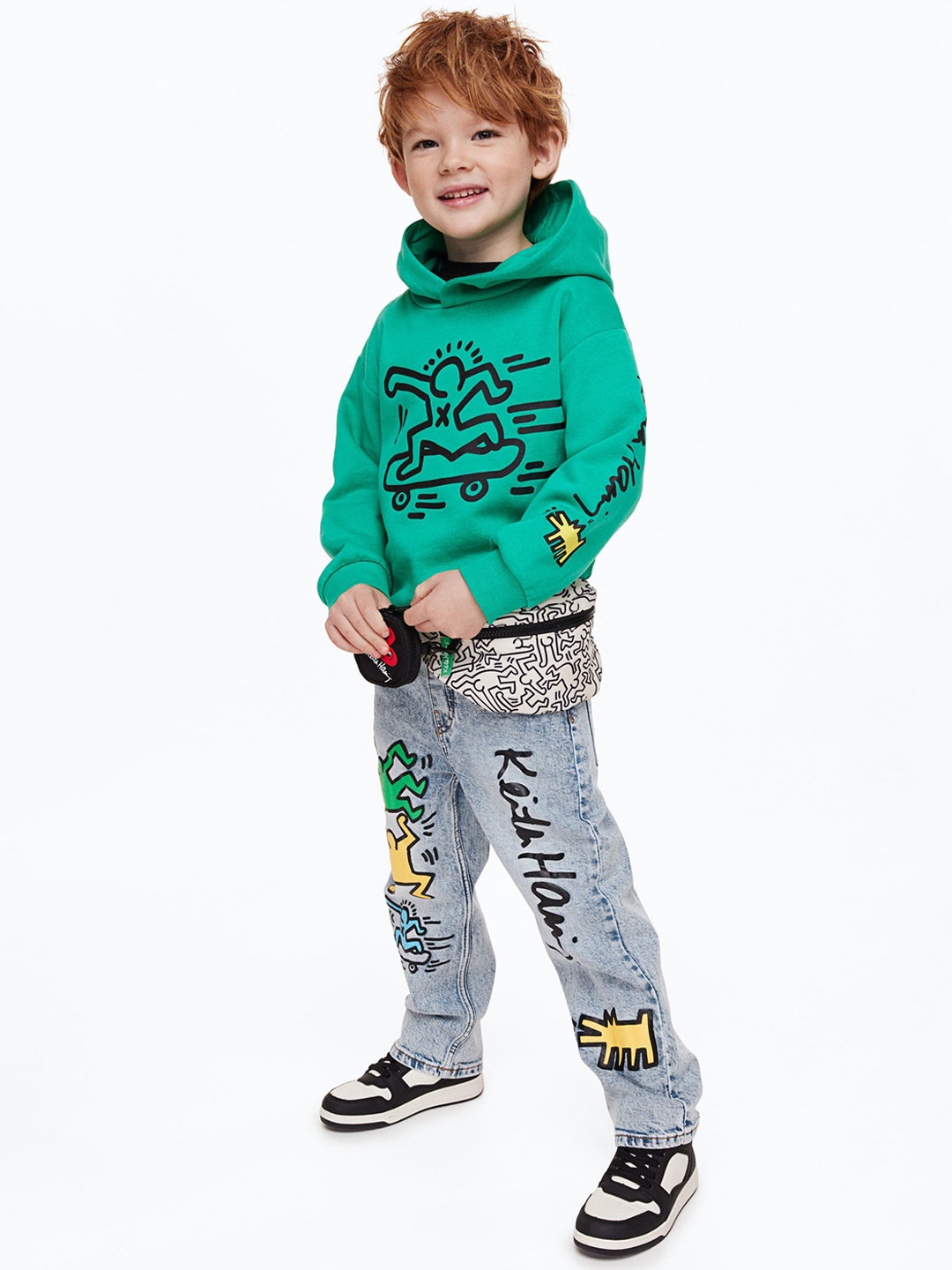 

H&M Boys Loose Fit Jeans, Blue