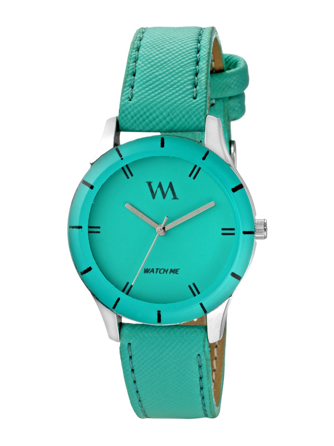 

WM Men Dial & Green Wrap Around Straps Analogue Watch WMAL-225