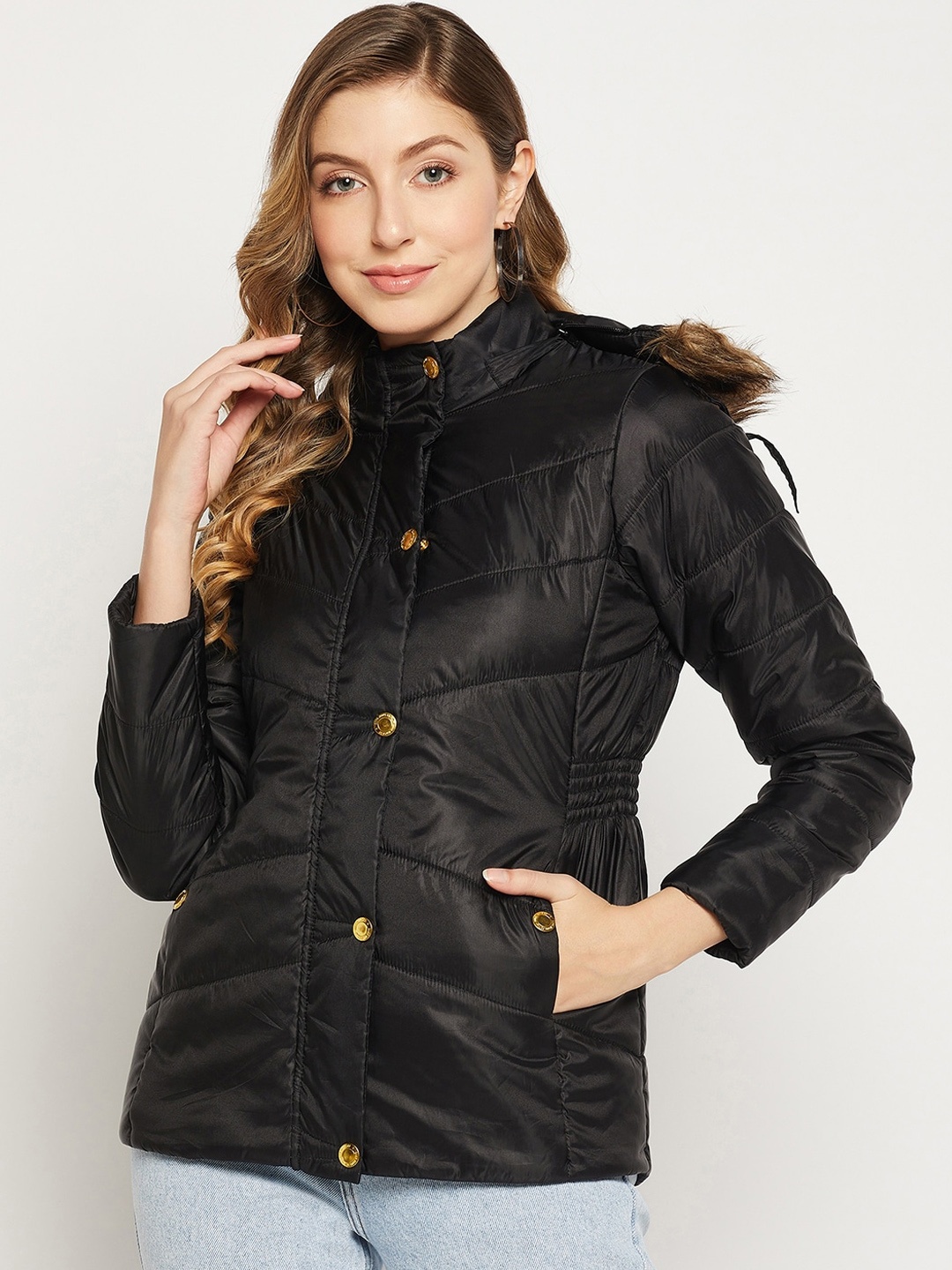 

Duke Women Hooded Parka Jacket, Black