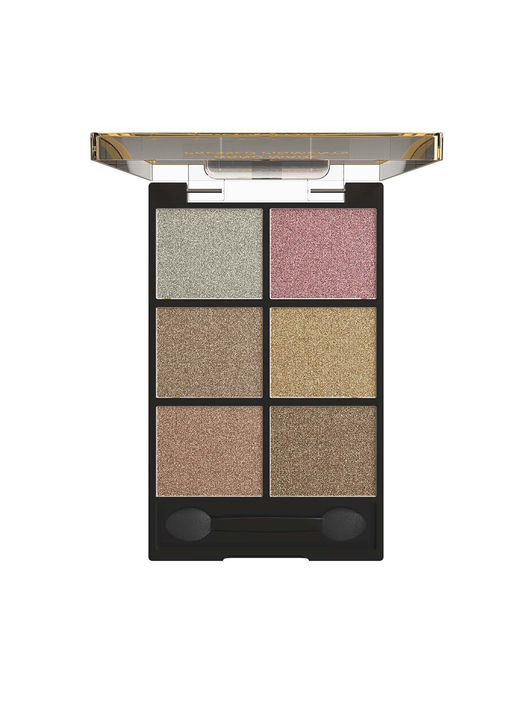 

SHRYOAN Hand Made Pressed Pigments Lightweight & Long Lasting Highlighter Palette-Shade 02, Multi