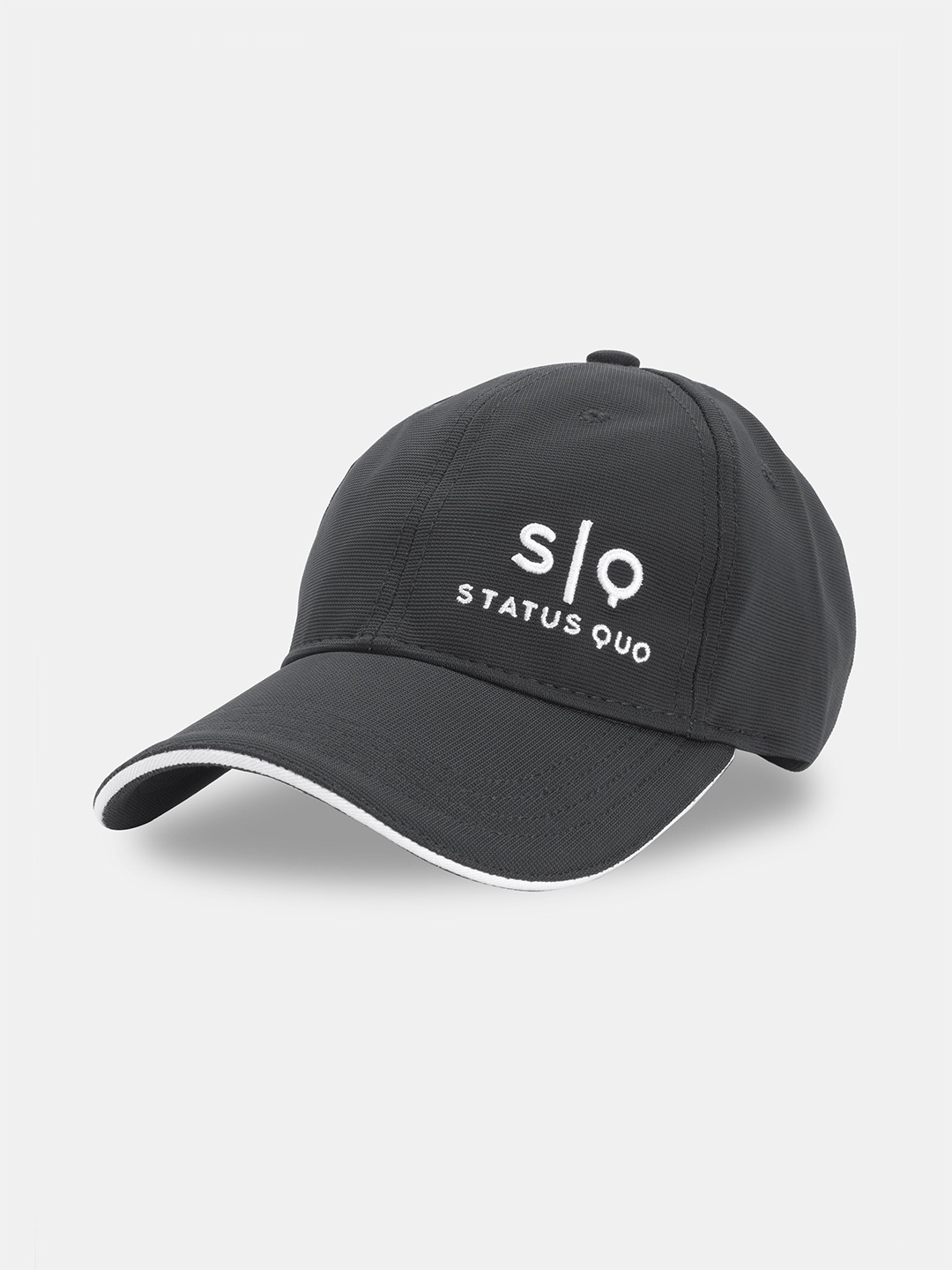 

Status Quo Men Embroidered Baseball Cap, Charcoal