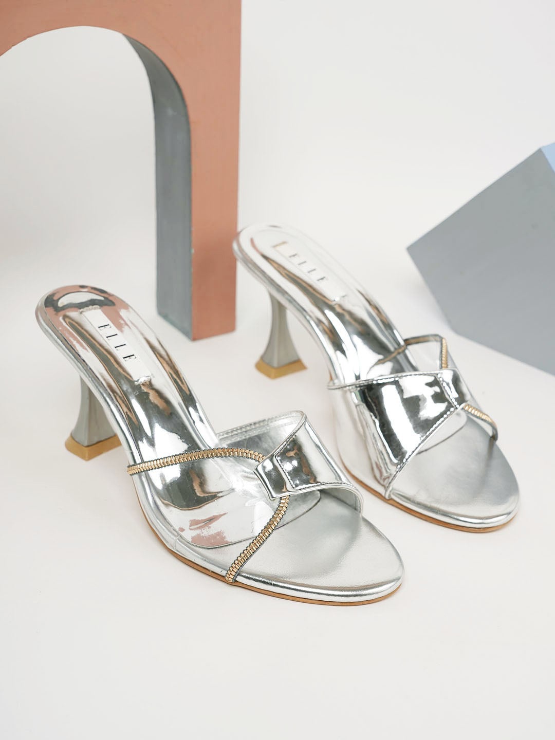 

ELLE Women Party Heels, Silver