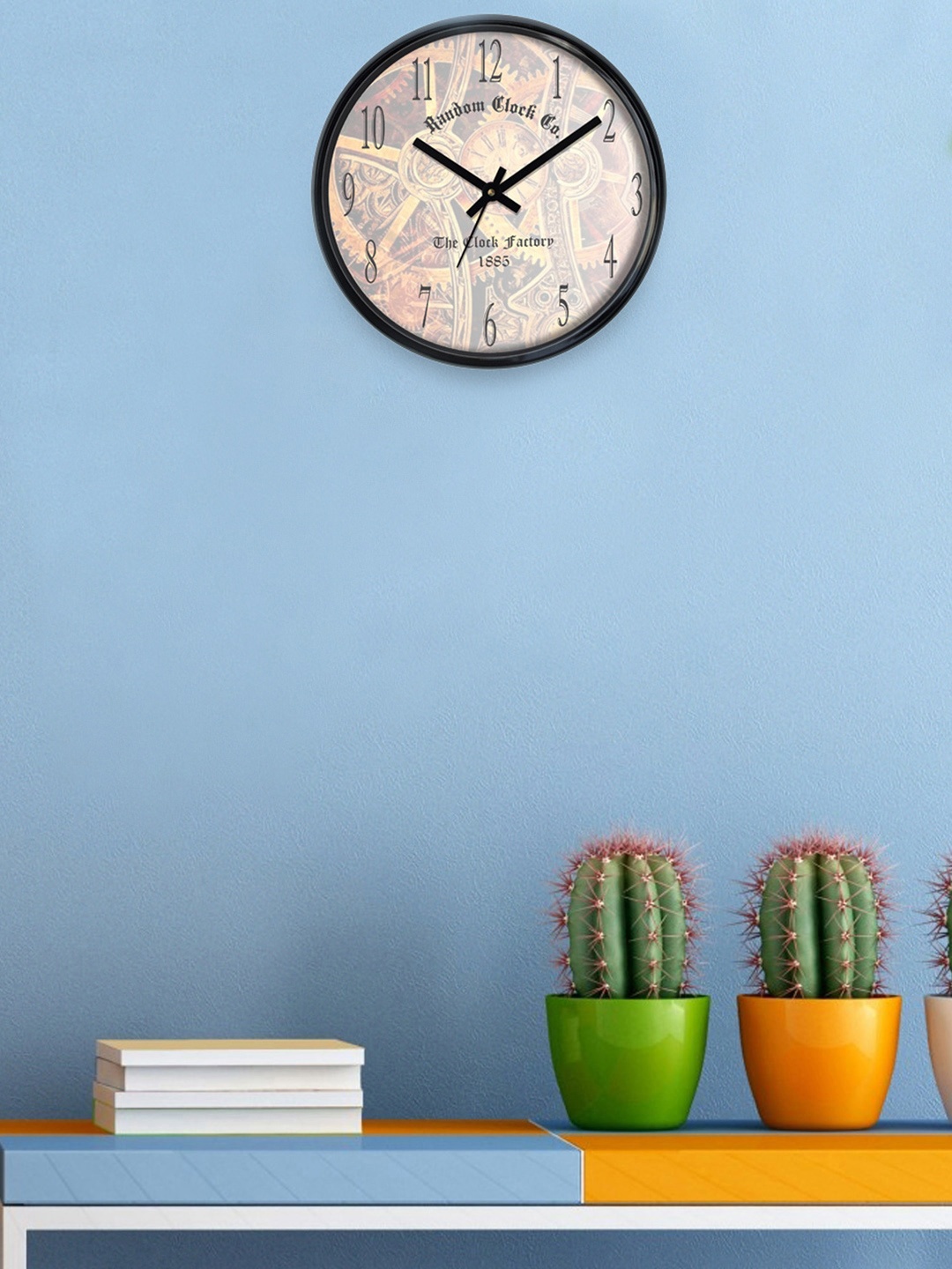 

RANDOM Beige Printed Analogue 30.5 cm Wall Clock