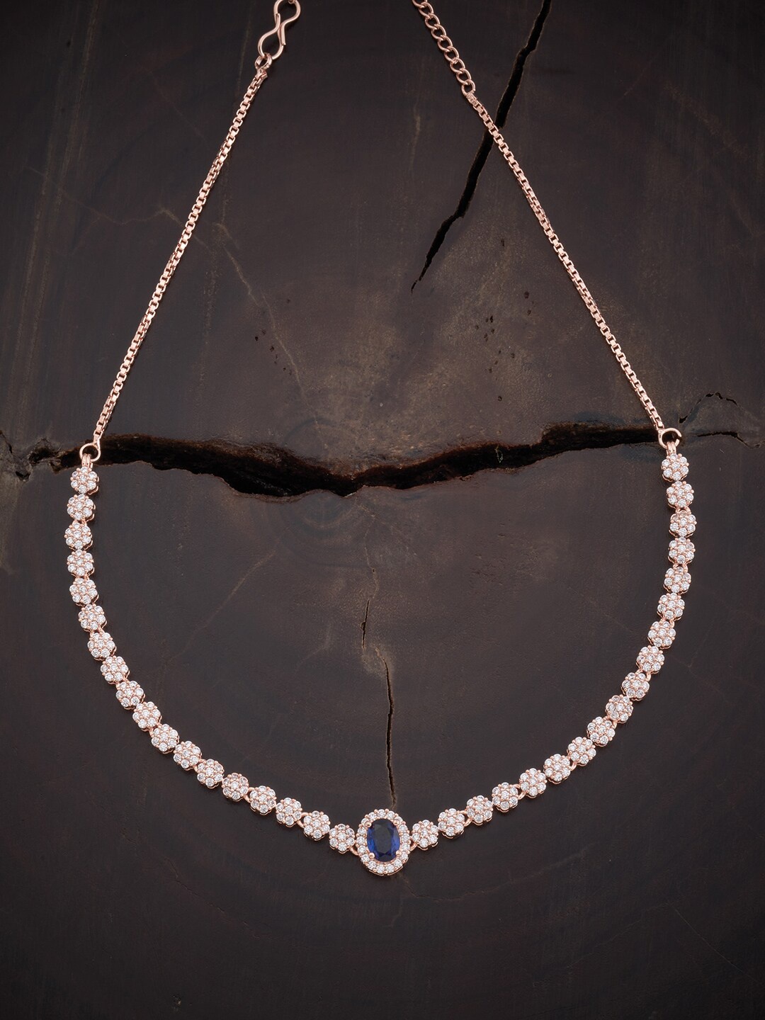 

Kushal's Fashion Jewellery Rose Gold-Plated Necklace