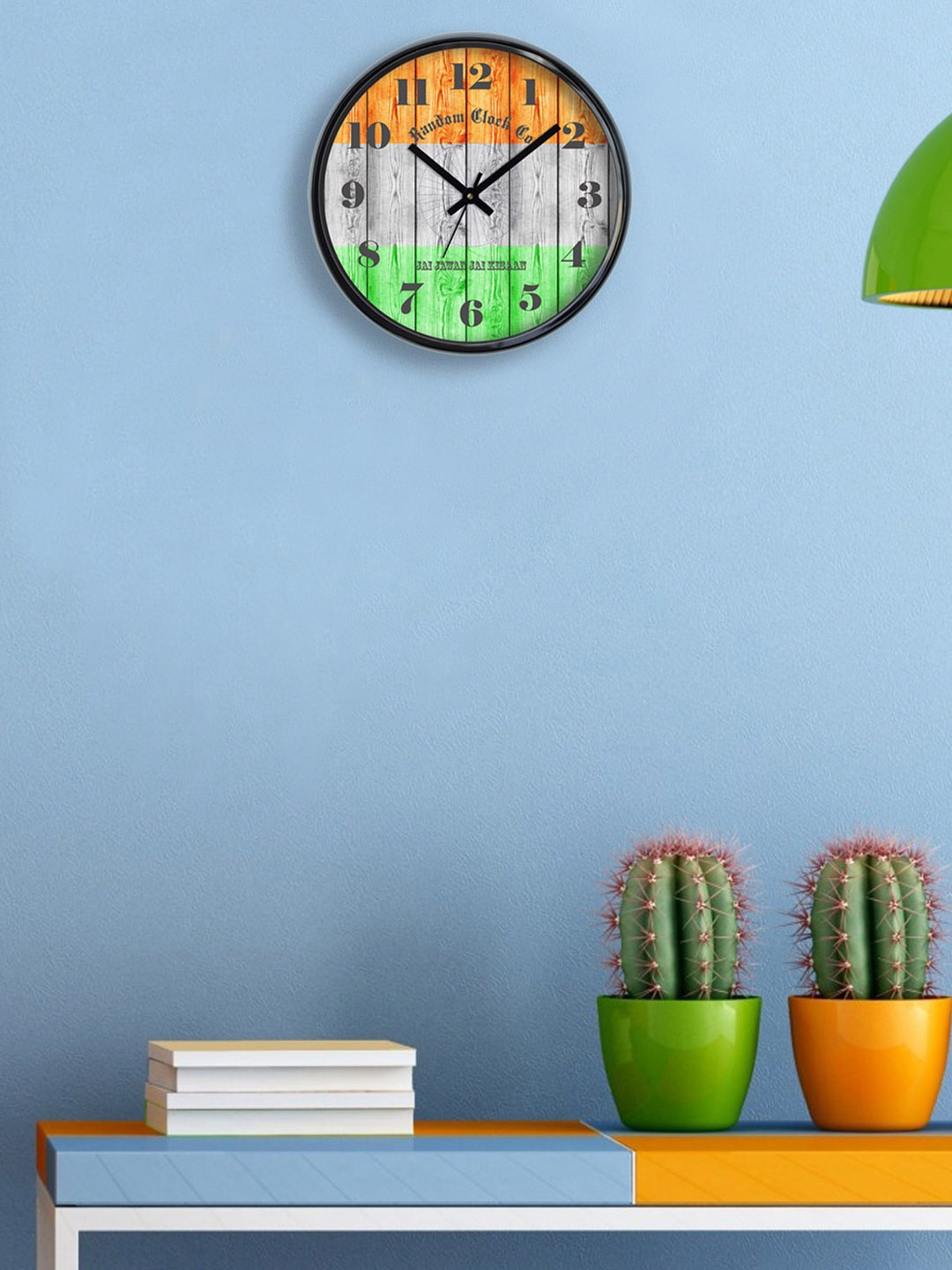 

RANDOM Grey & Orange Printed Analogue 30.5 cm Wall Clock