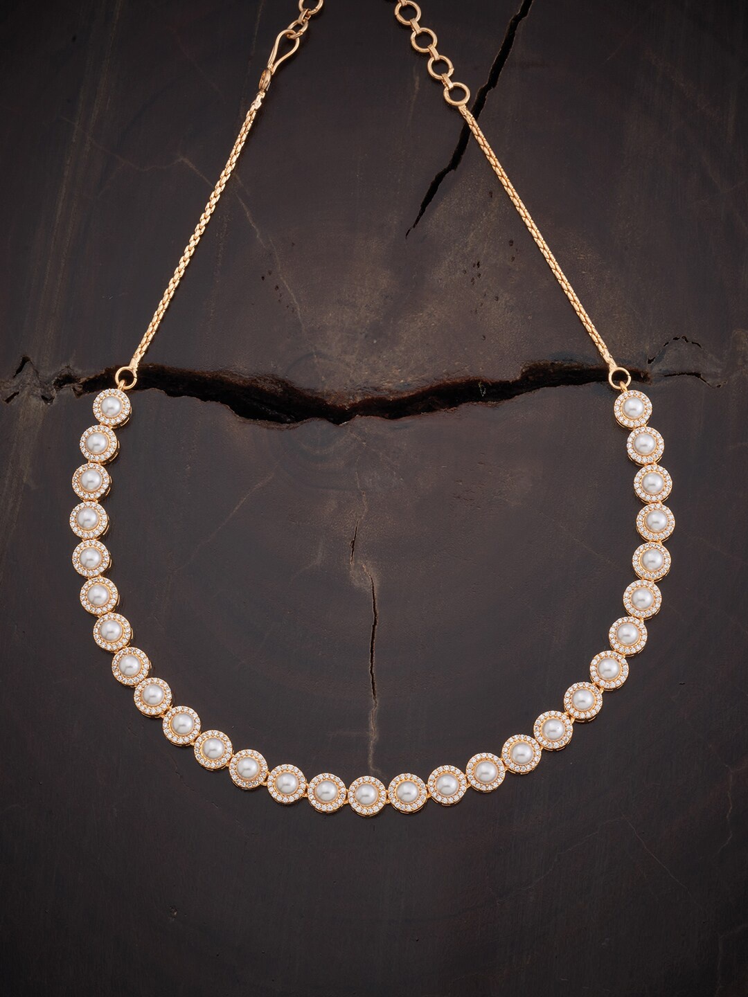

Kushal's Fashion Jewellery Copper Gold-Plated Necklace