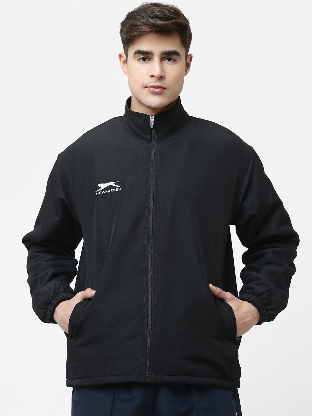 

Shiv Naresh Men Lightweight Outdoor Sporty Jacket, Black