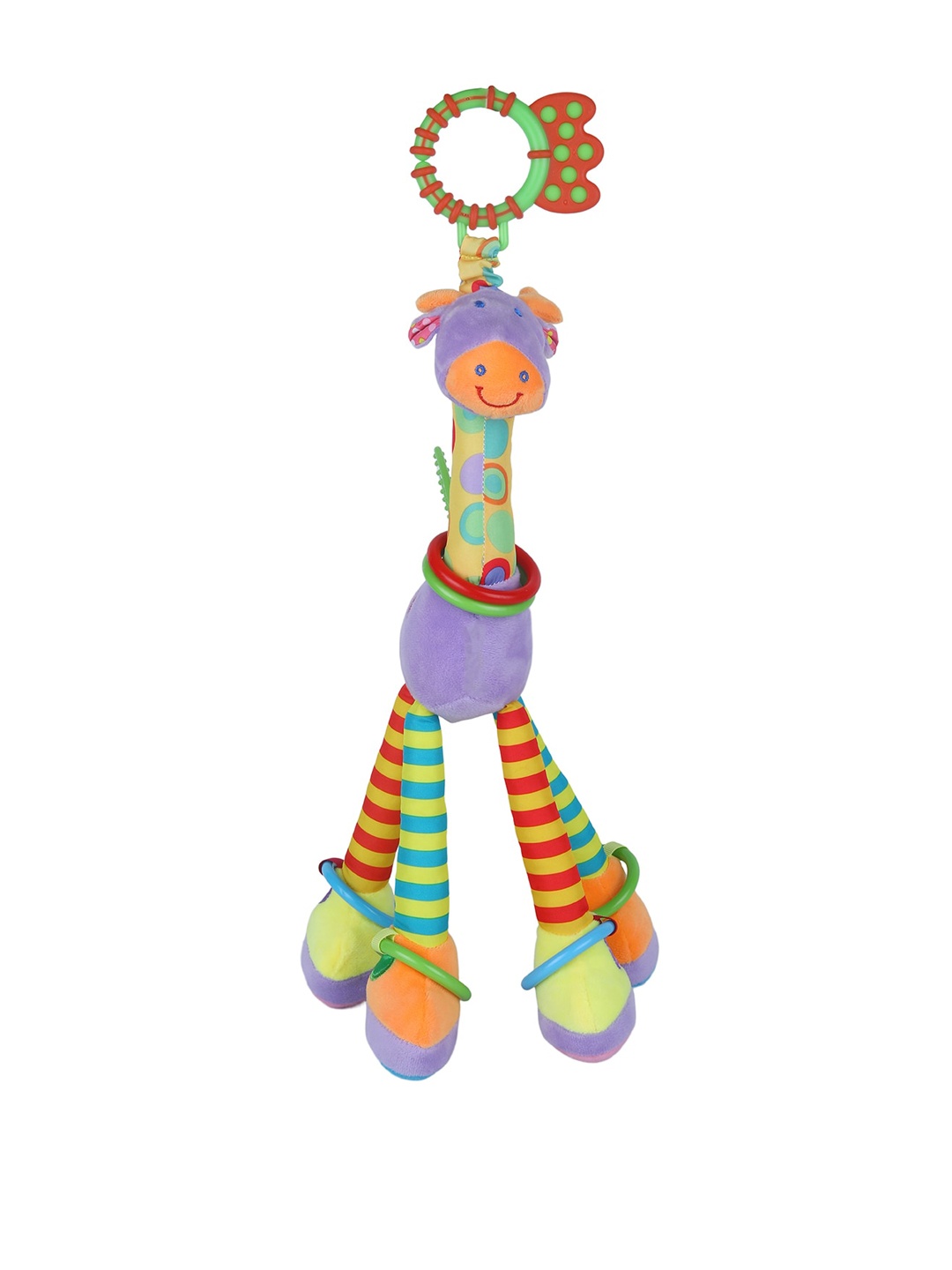 

Baby Moo Kids Giraffe Shaped Musical Hanging Musical Toy, Purple