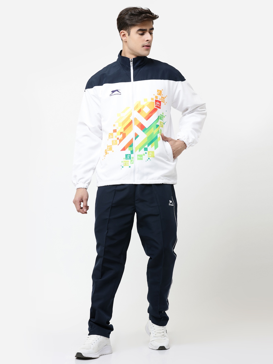 

Shiv Naresh Men Khelo India Tracksuits, Black
