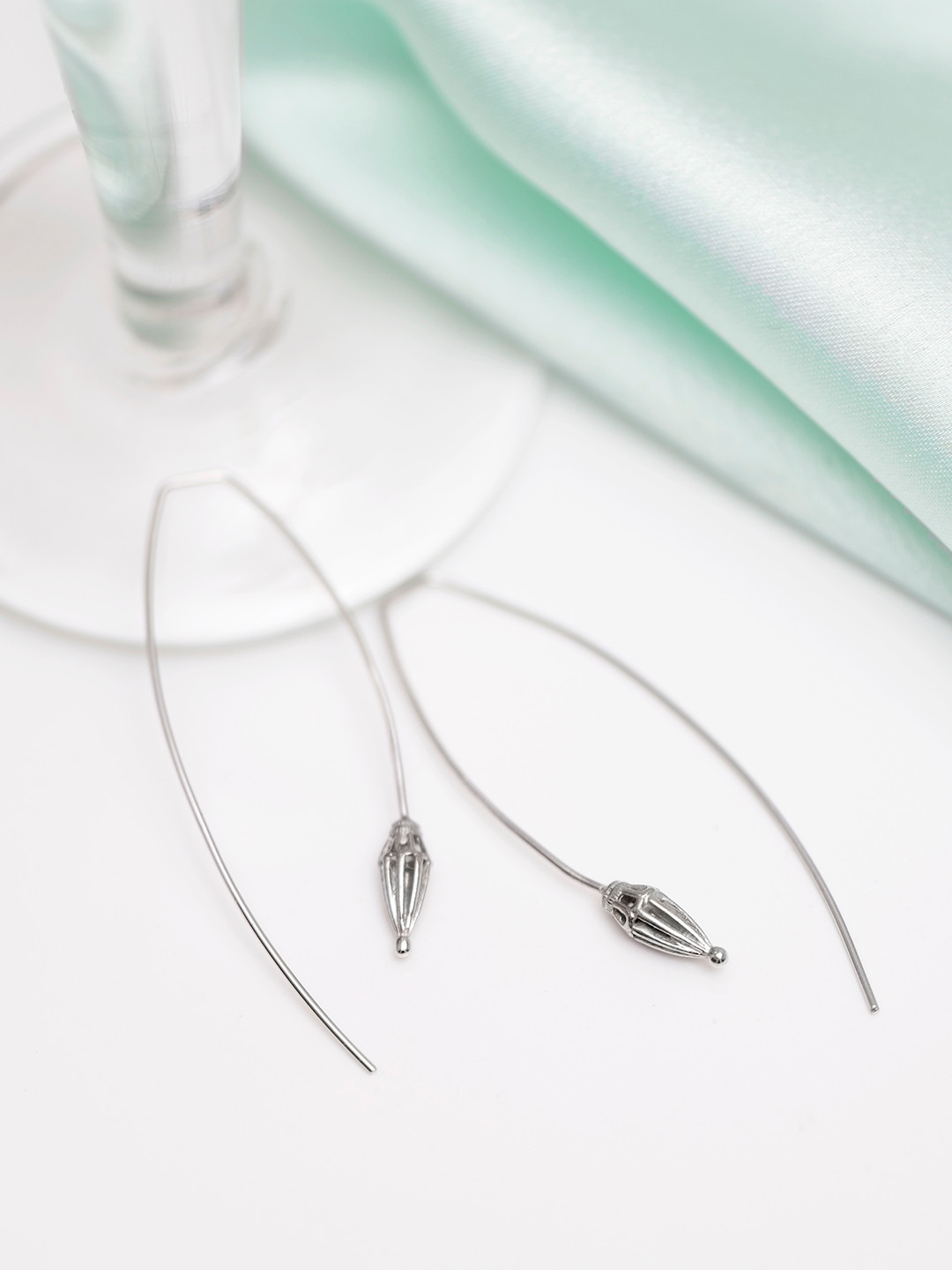 

Zavya Silver-Toned 925 Sterling Silver Earring