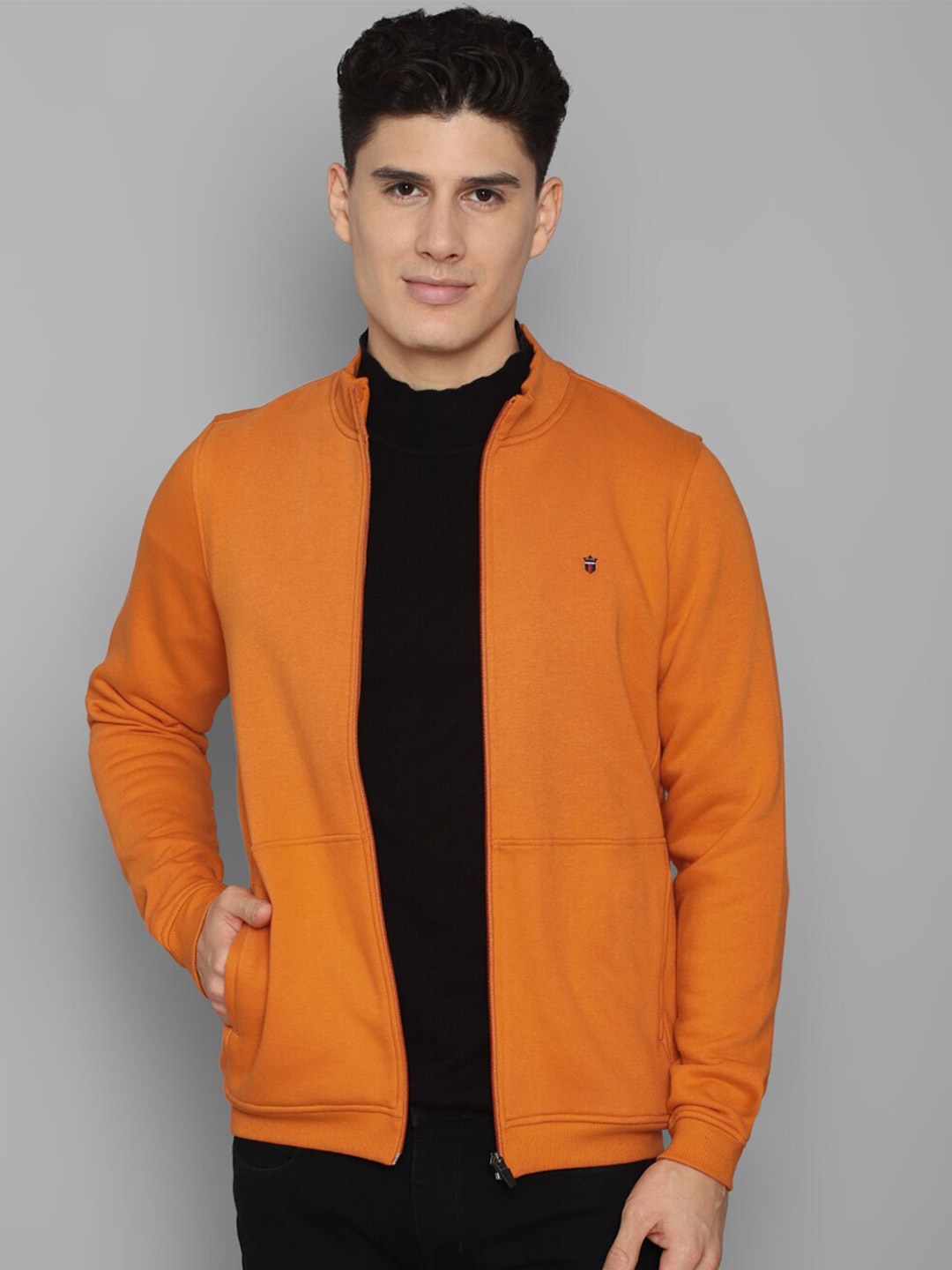 

Louis Philippe Sport Men Cotton Sweatshirt, Orange