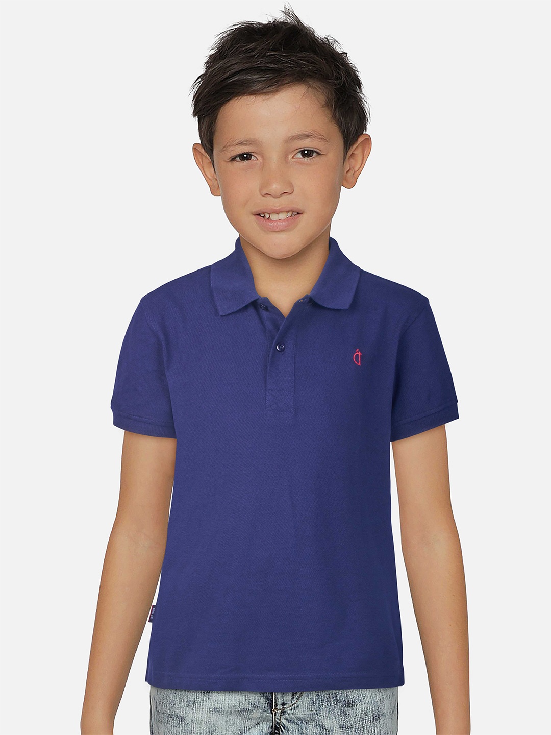 

Gini and Jony Boys Polo Collar Pure Cotton T-shirt, Navy blue