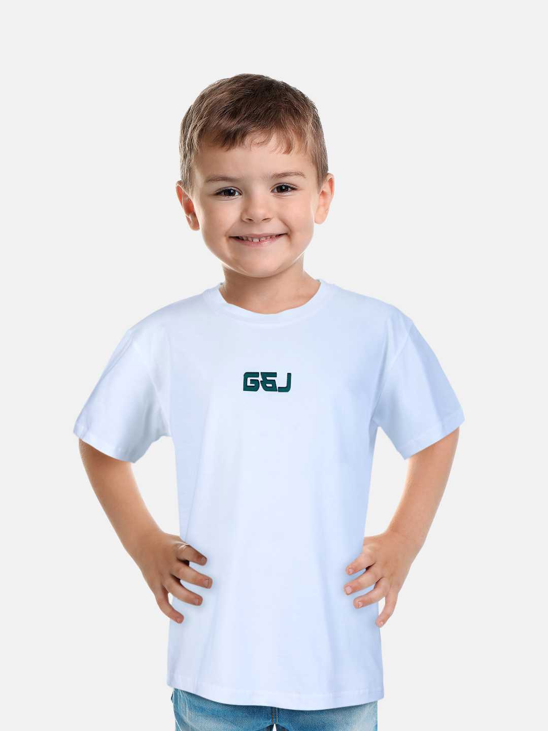 

Gini and Jony Boys Cotton T-shirt, White