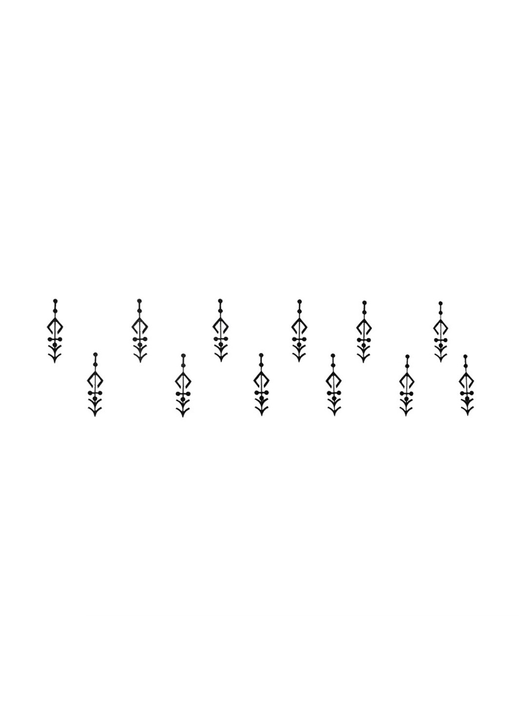 

Comet Busters 12 Pcs Reusable Bindi - Black