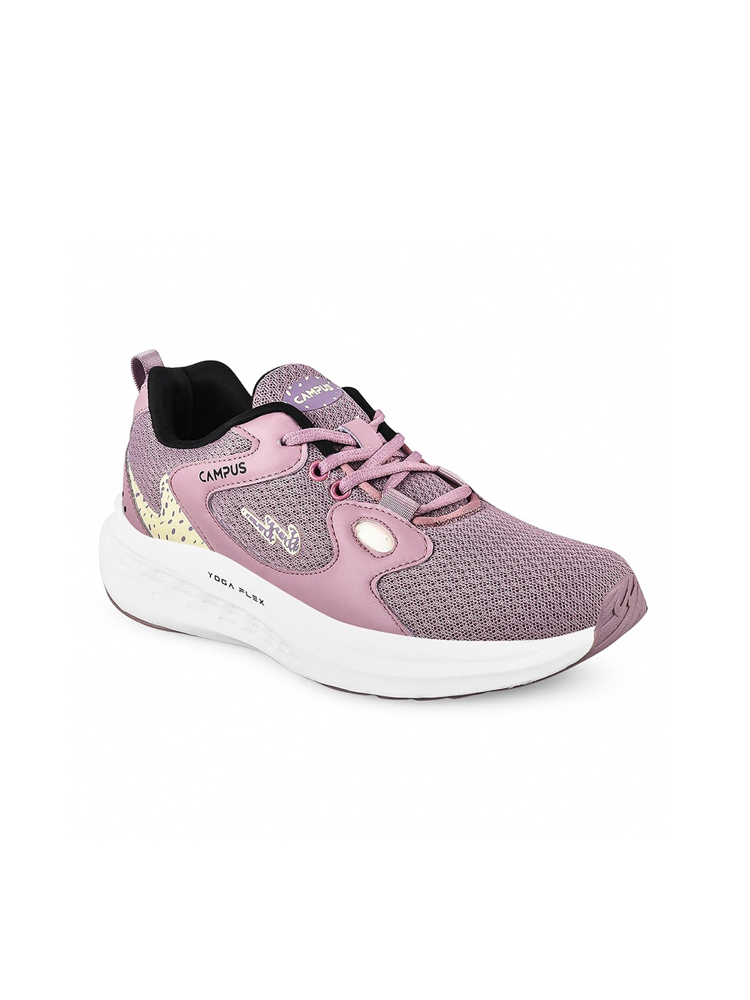 

Campus Women Mesh Running Sports Shoes, Mauve