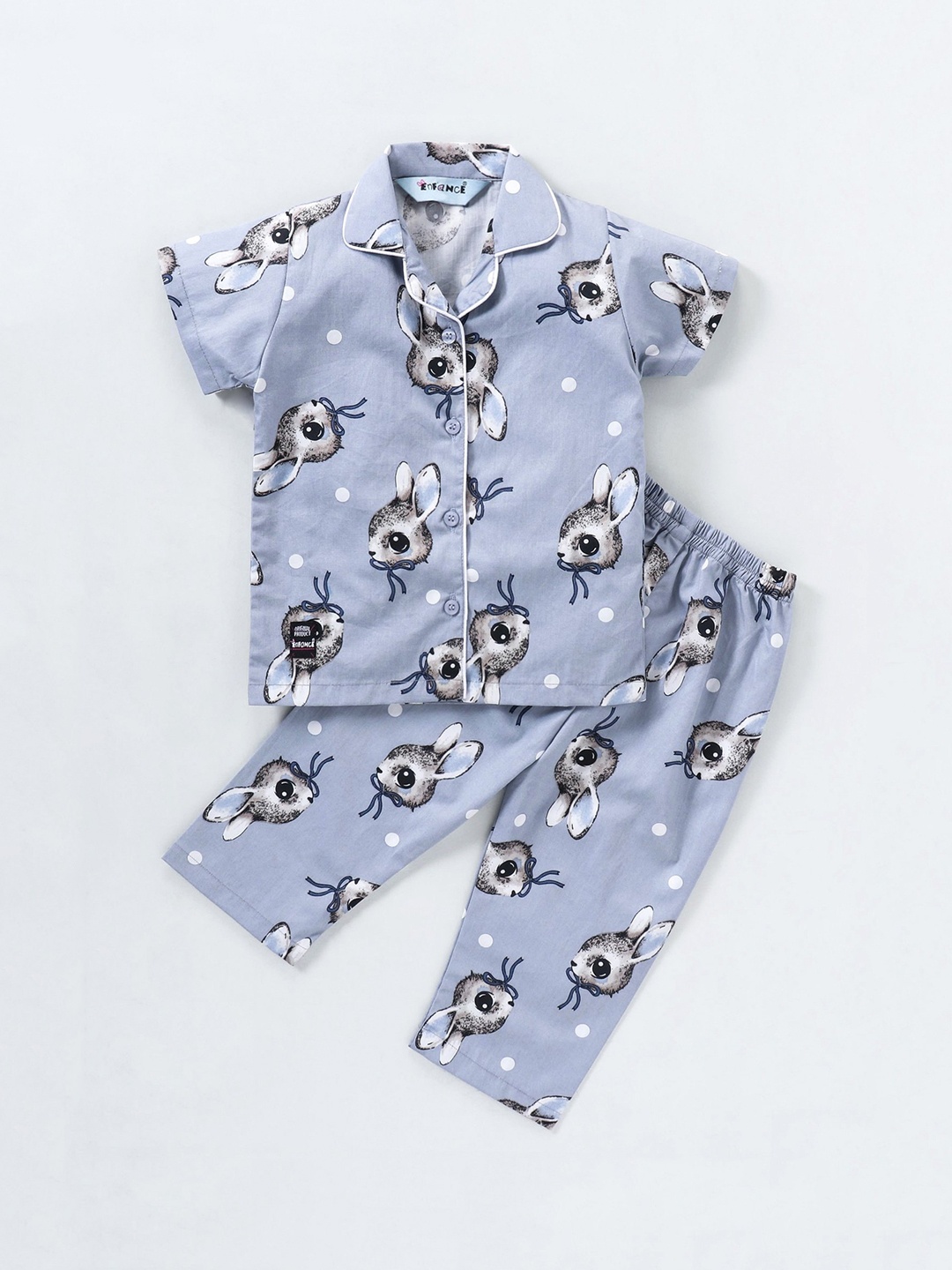 

Enfance Kids Printed Night suit, Blue