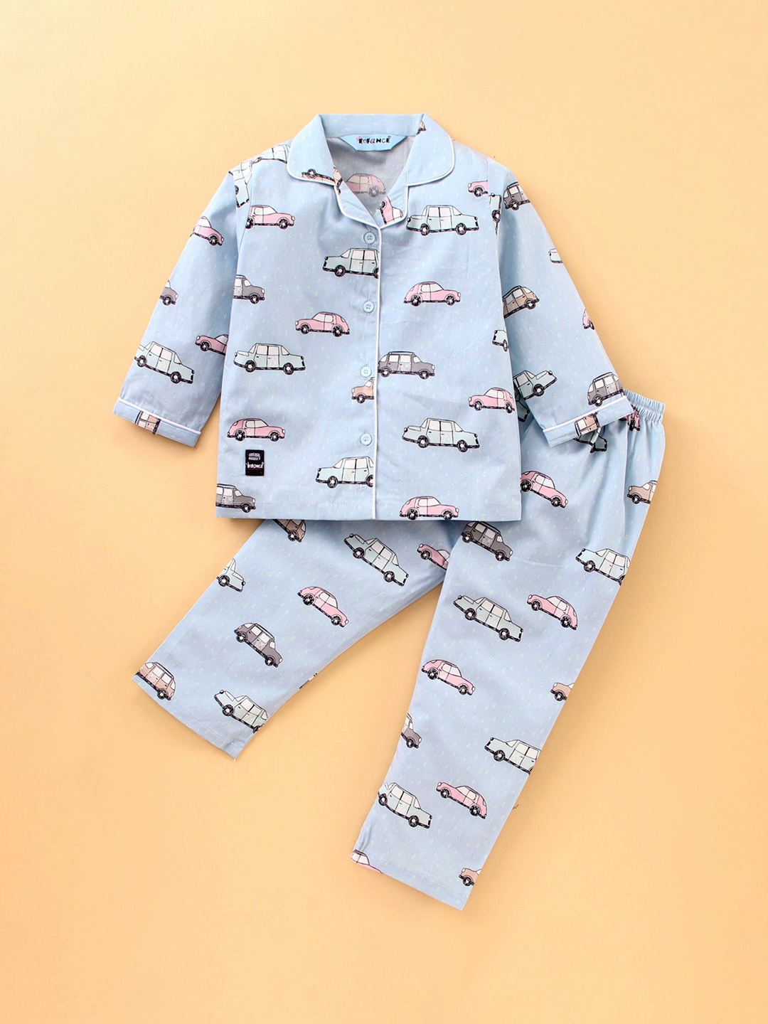 

Enfance Kids Printed Night suit, Blue