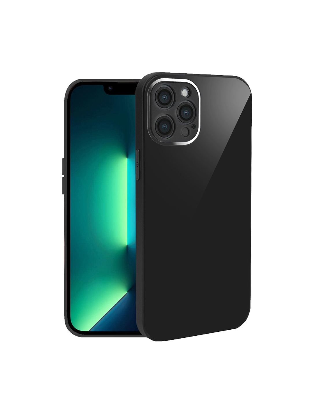 

Karwan Shock-Proof iPhone 13 Pro Max Phone Back Case, Black