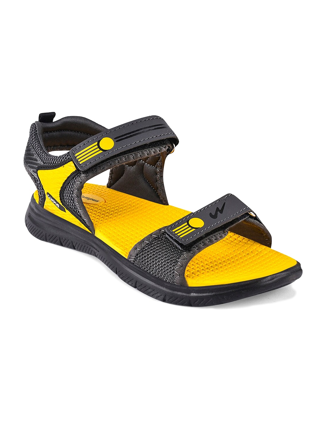 

Campus Kids Colourblocked Sports Sandals, Grey