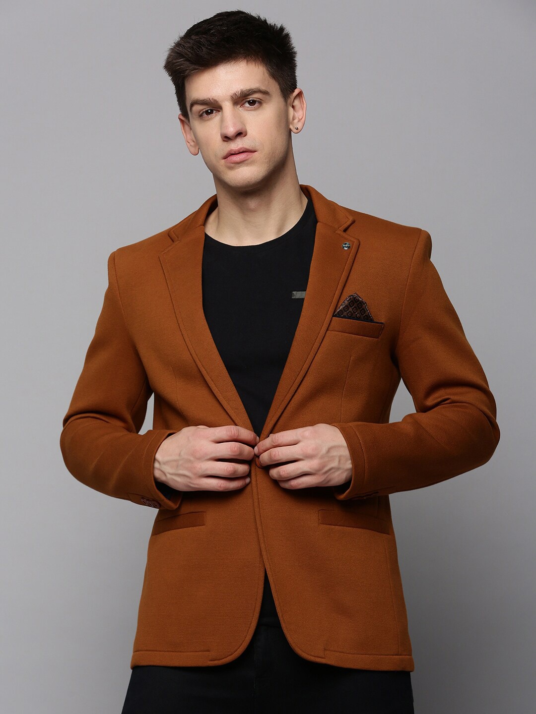 

SHOWOFF Men Single-Breasted Casual Blazers, Tan