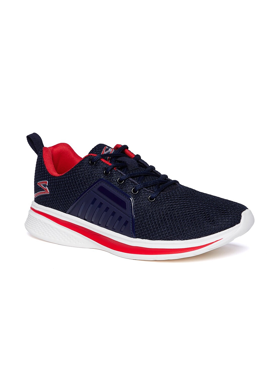

UNPAR Men Mesh Running Non-Marking Sports Shoes, Navy blue