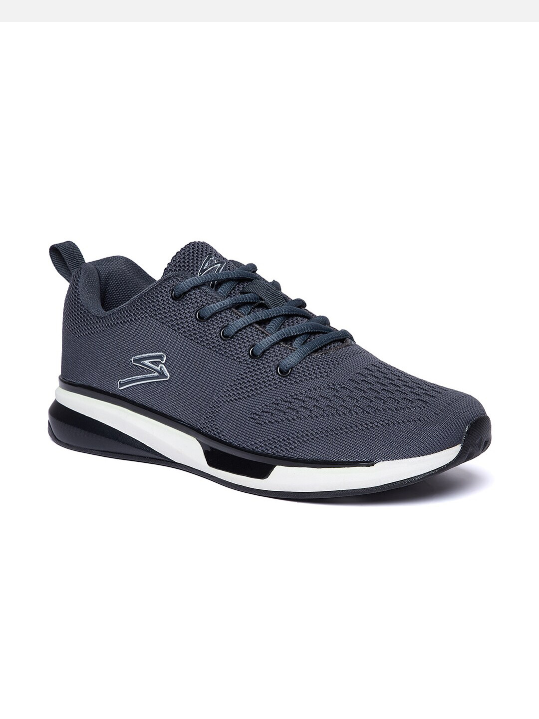 

UNPAR Men Grey Mesh Running Non-Marking Shoes