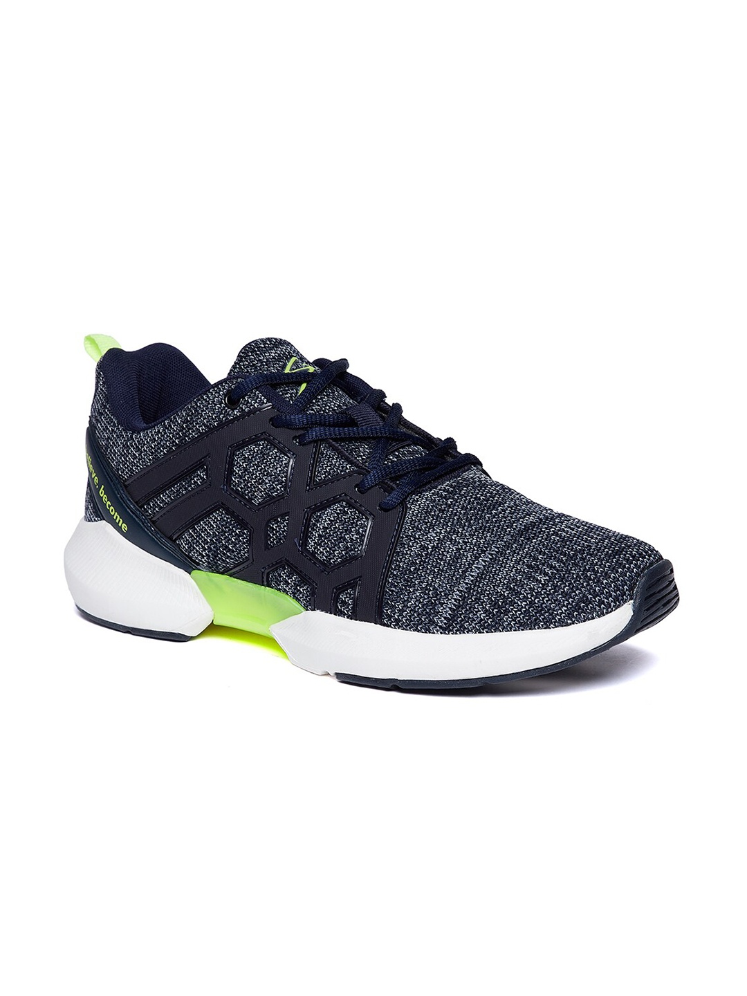 

UNPAR Men Mesh Running Non-Marking Shoes, Navy blue