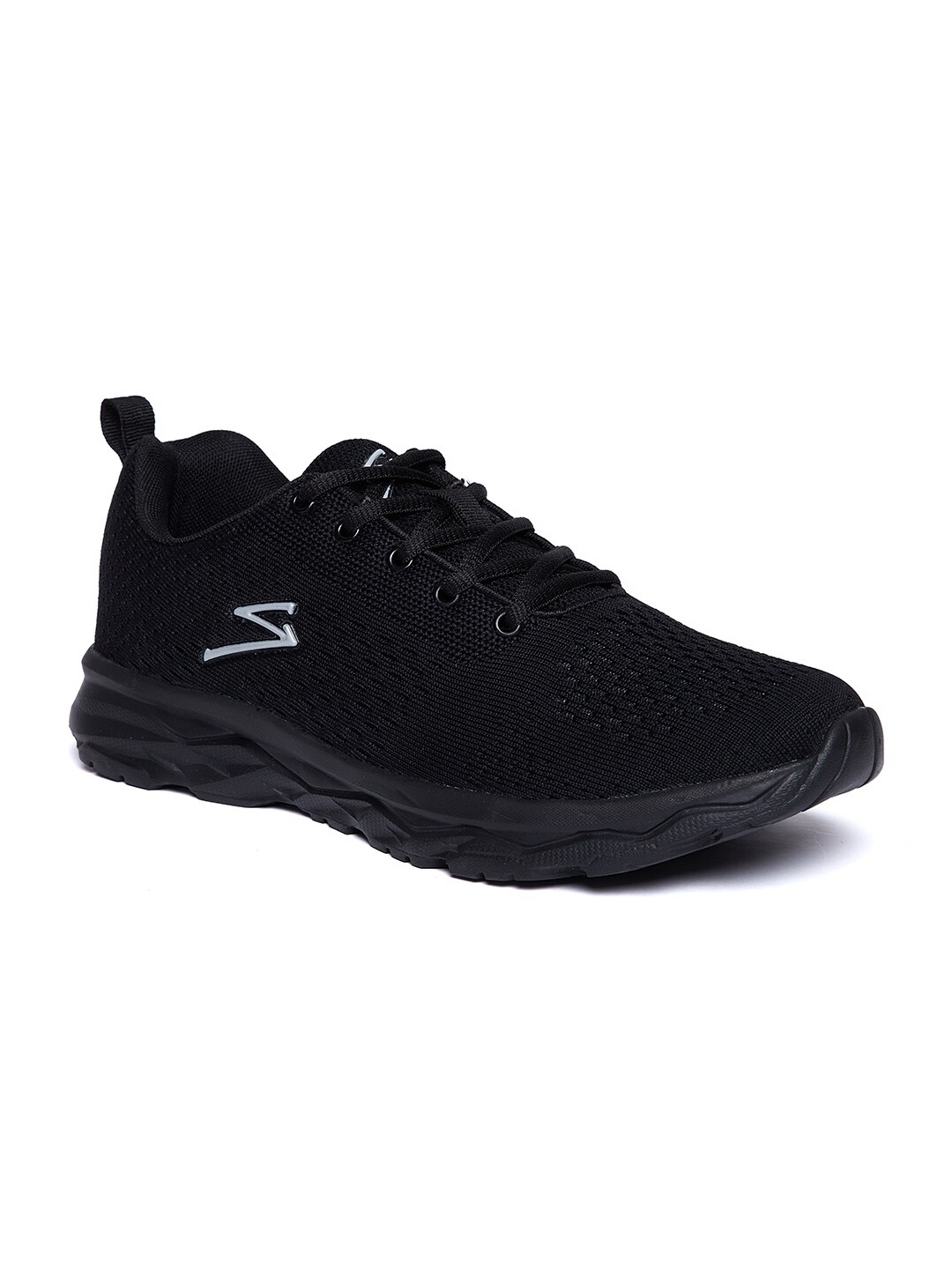 

UNPAR Men Mesh Running Non-Marking Shoes, Black