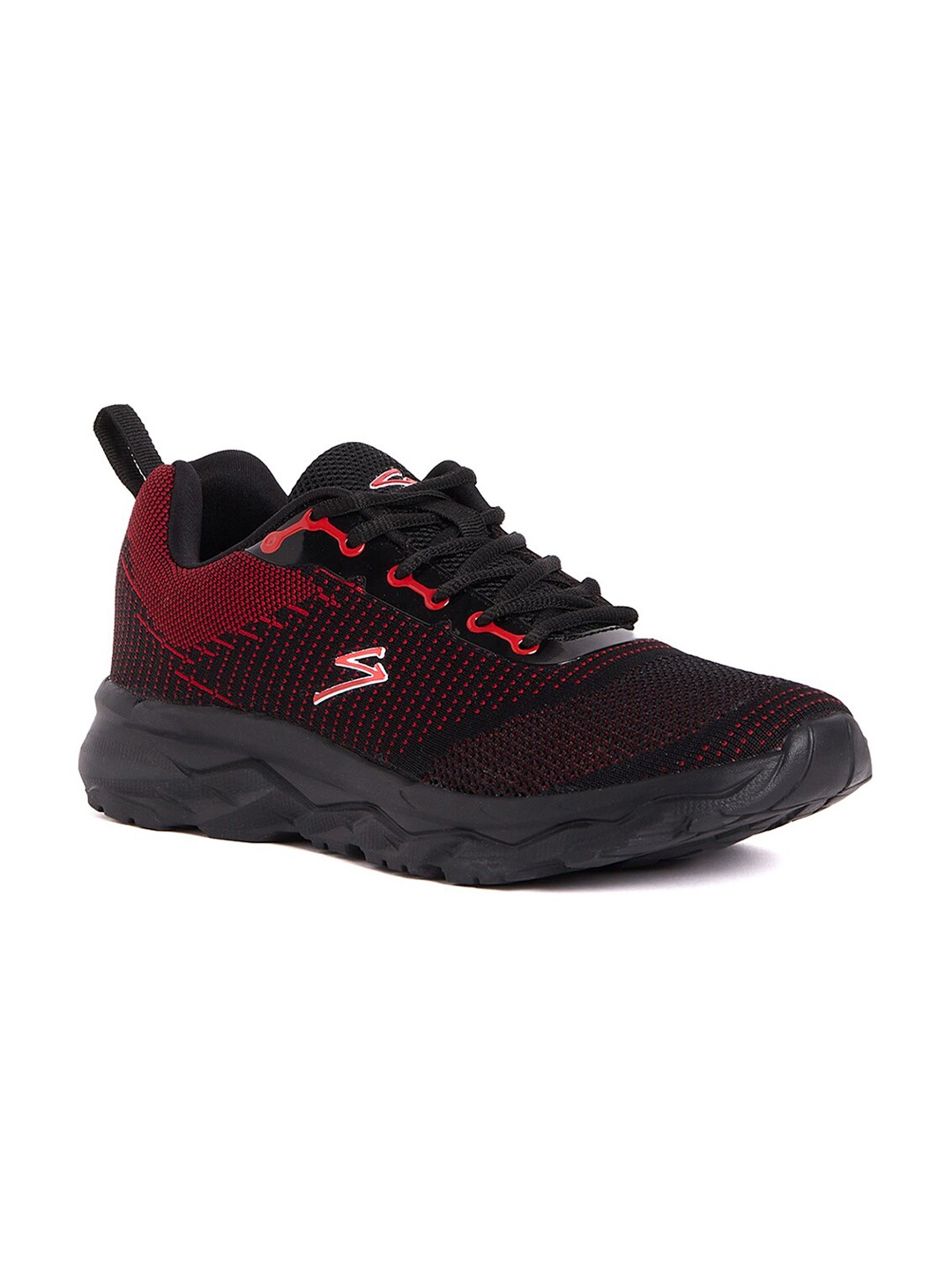

UNPAR Men Mavrick Lightweight & Snug Fit EVA Outsole Running Shoes, Black