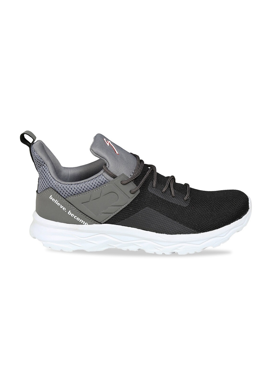 

UNPAR Men Mesh Running Non-Marking Shoes, Black
