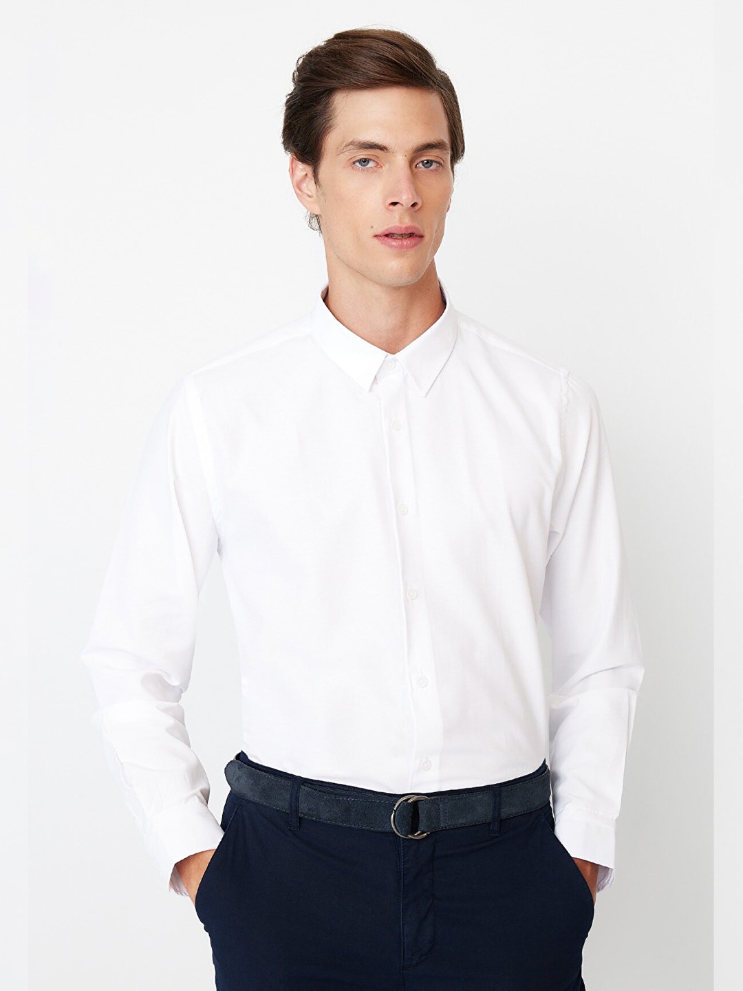 

Trendyol Men Formal Cotton Shirt, White
