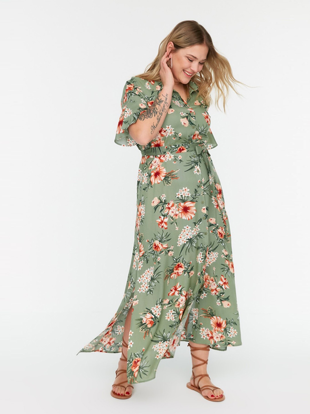 

Trendyol Floral Maxi Dress, Multi