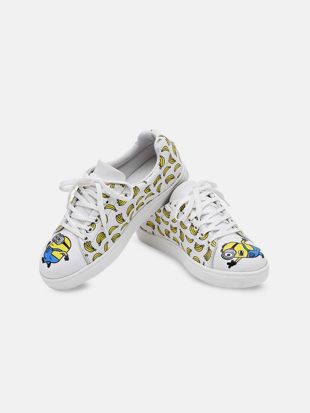 

The Souled Store Women Minions Printed Sneakers, White
