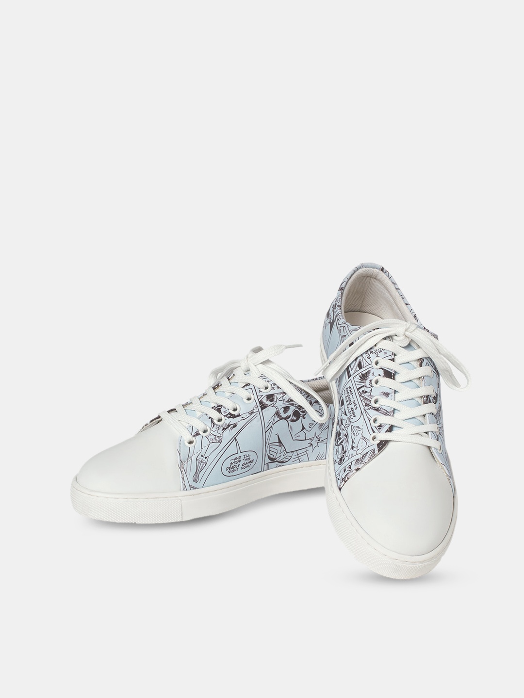 

The Souled Store Women Wonder Woman Printed Sneakers, White