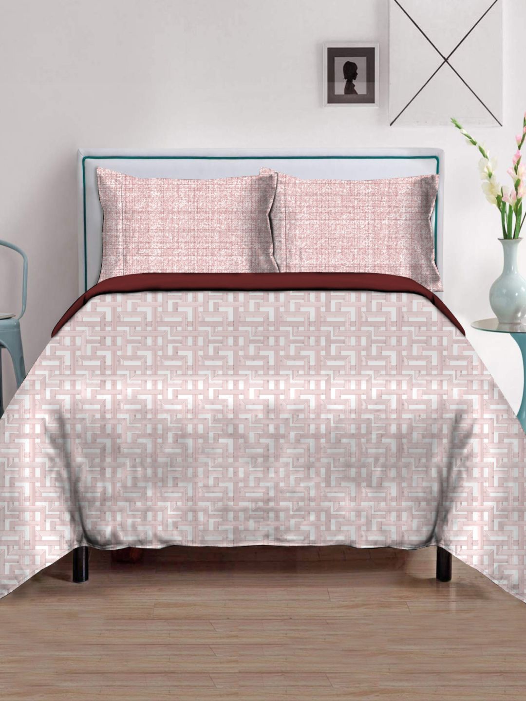 

Sleeping Owls- because your sleep matters Pink Heavy Winter 400 GSM Double Bed Comforter