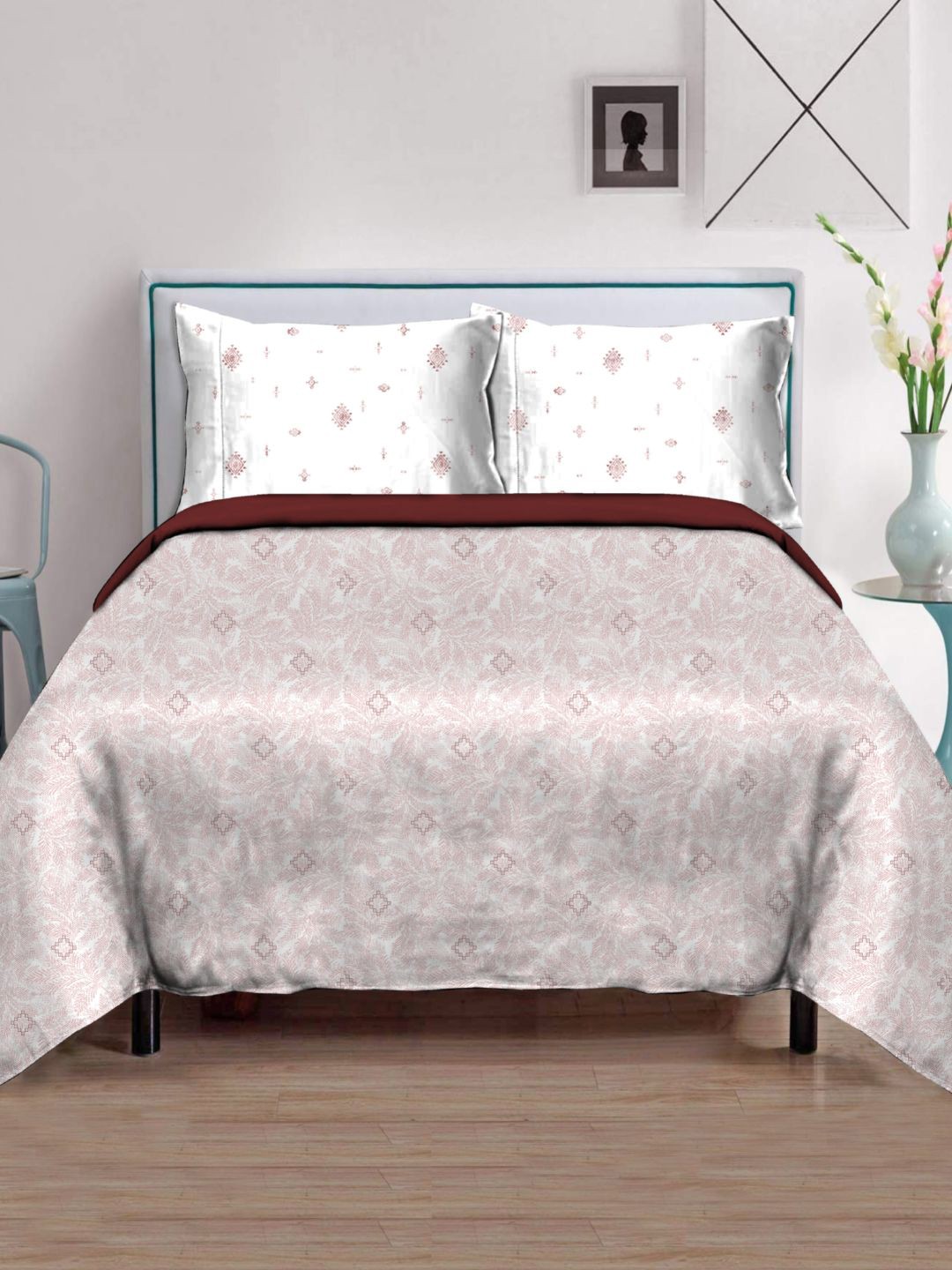 

Sleeping Owls- because your sleep matters Pink Heavy Winter 400 GSM Double Bed Comforter