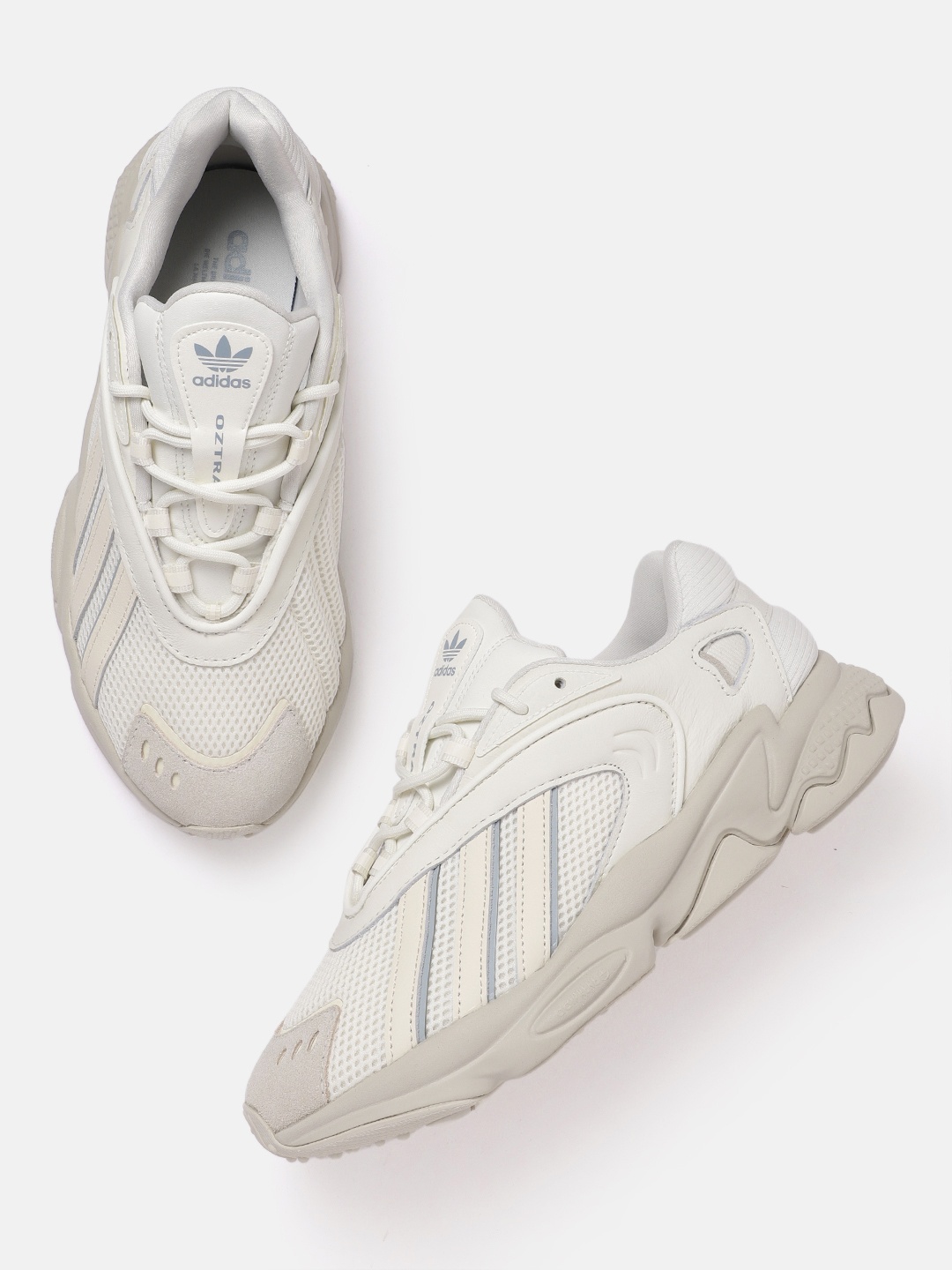

ADIDAS Originals Men Woven Design Oztral Sneakers, Off white