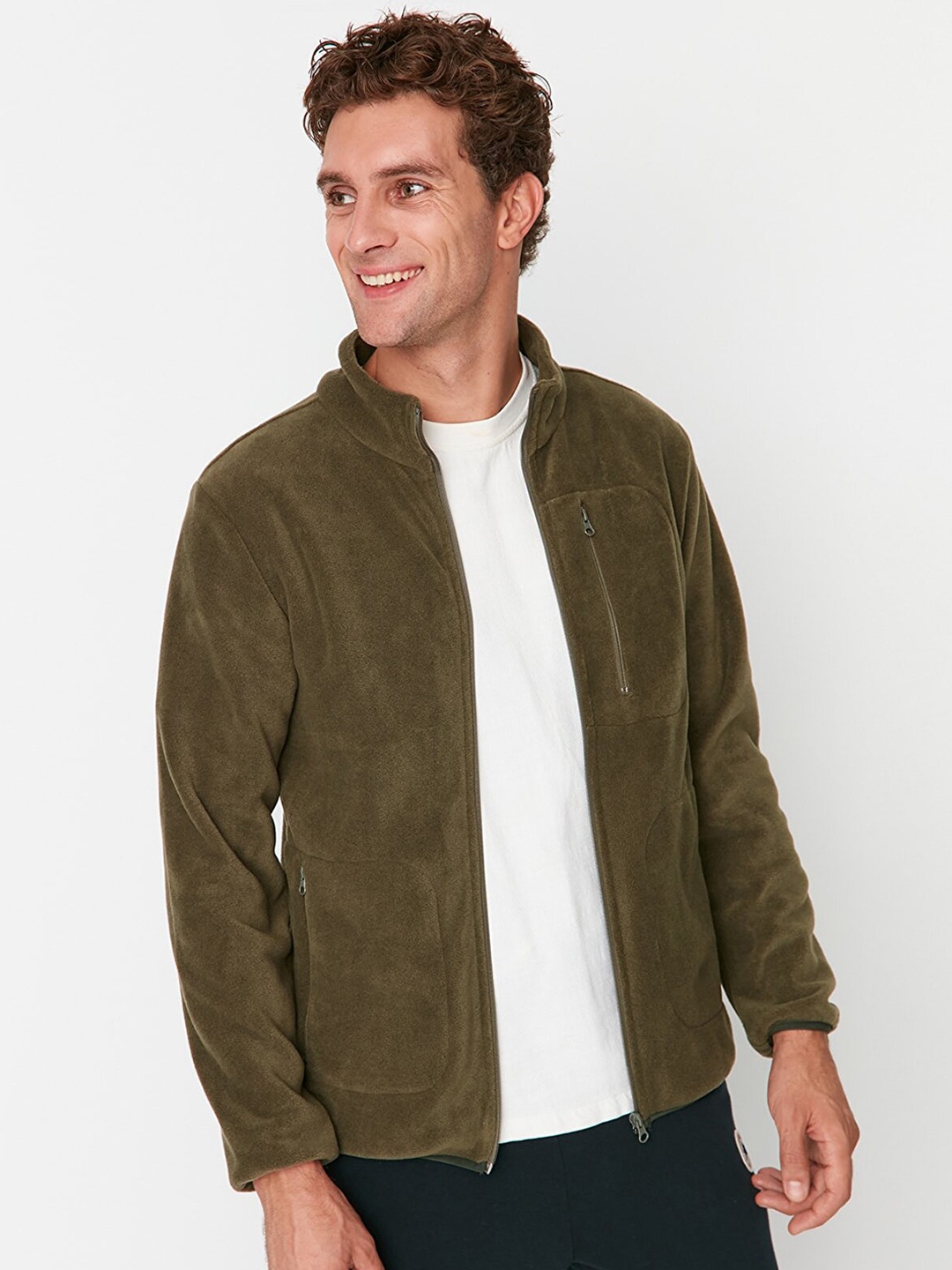 

Trendyol Men Sporty Jacket, Khaki