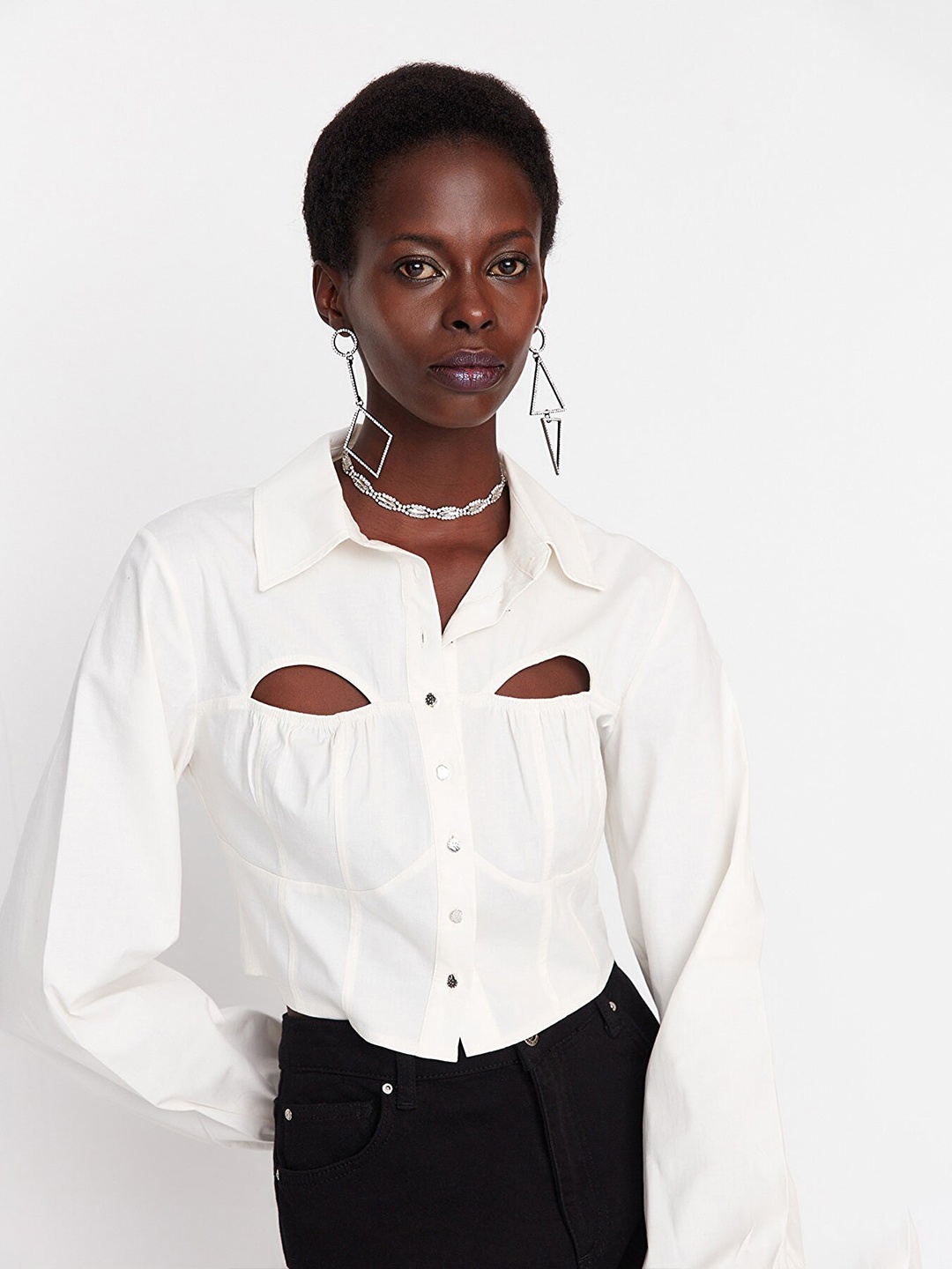 

Trendyol Women Formal Shirt, Off white