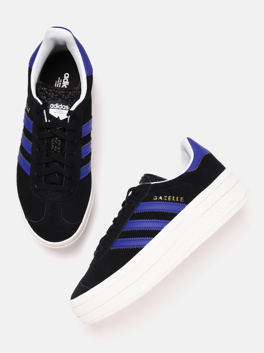 

ADIDAS Originals Women Suede Gazelle Bold Sneakers, Black